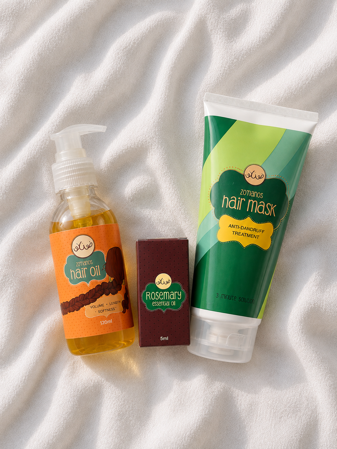 Scalp Detox Bundle (AD, hair oil, rosemary)