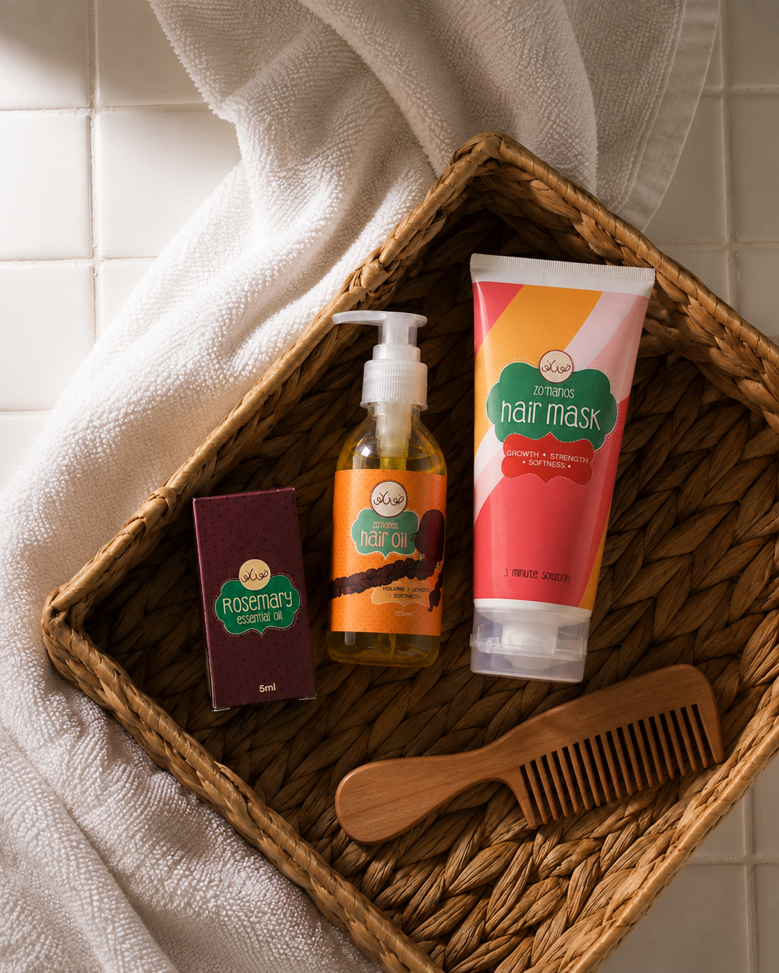 Rapunzel Bundle (OG, hair oil, rosemary)